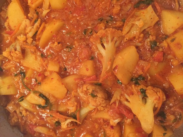Aloo Gobi Masala (potato And Cauliflower Curry)