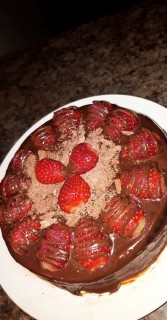 Strawberry Chocolate Cake