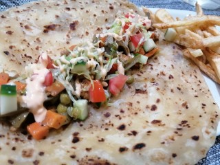 Chicken Wrap With Stir-fried Veges