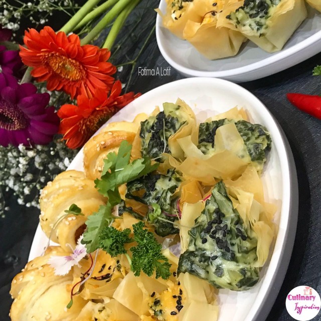 Spinach And Cheese Phyllo Cups