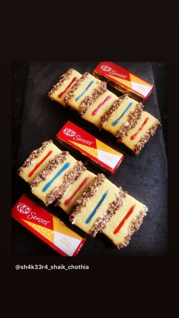 Salted Caramel Kitkat Biscuits