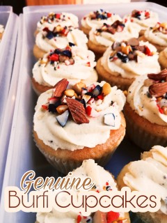 Genuine Burfee Cupcakes