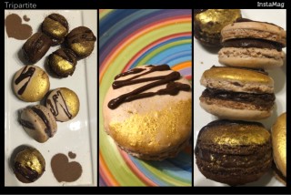Chocolate And Mocha Macarons