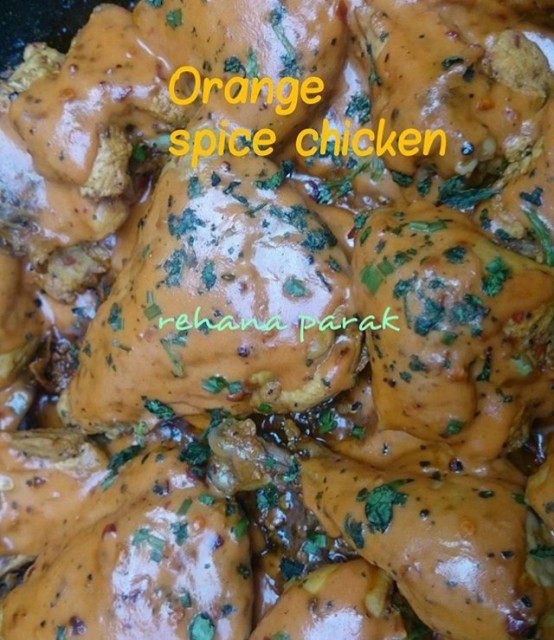 Orange Pepper Spice Chicken