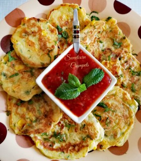 Sweet Corn Crumpets 💜💜