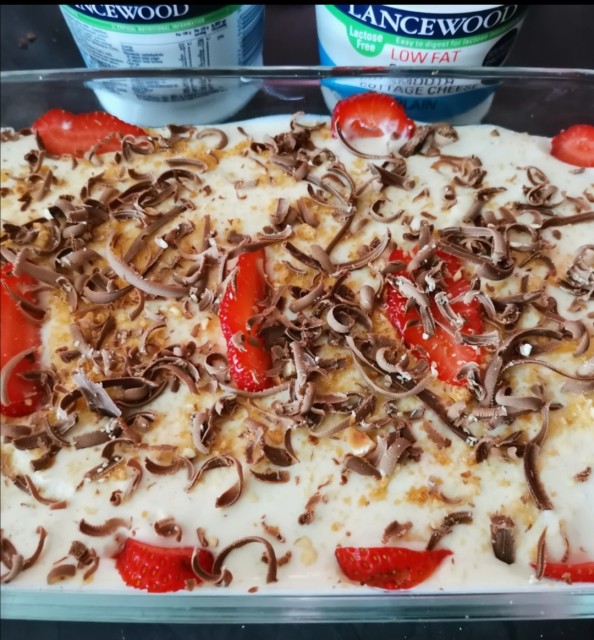 Low Carb - Strawberry/chocolate Cheesecake