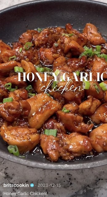 Honey Garlic Chicken