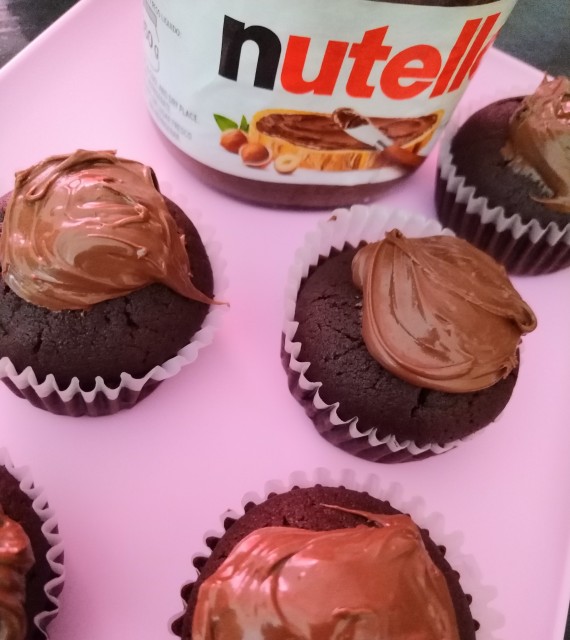Nutella Mini Cupcake Brownies
