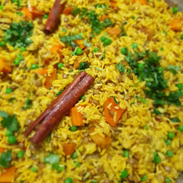 Turkish Apricot & Roasted Butternut Biryani