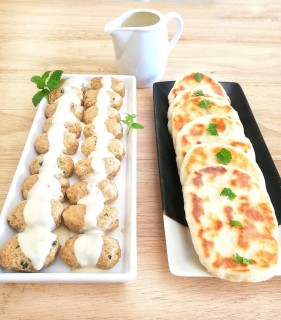 Kebabs (kofta) In A Lemon Butter Sauce (with Khameera Naan)