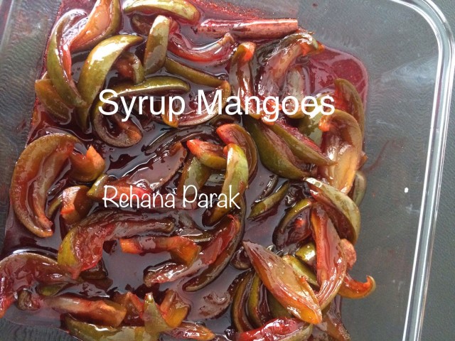 Syrup Mangoes 