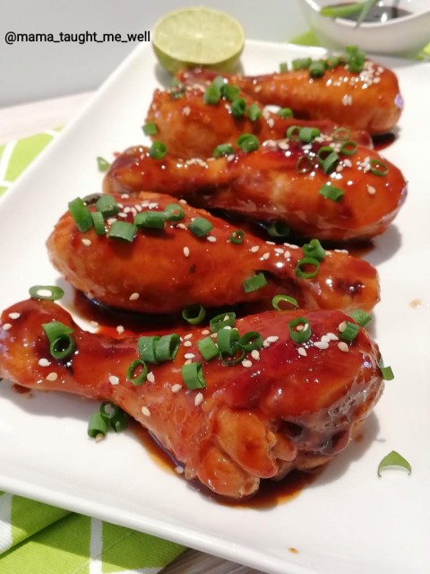 Sticky Bbq Chicken Drumsticks