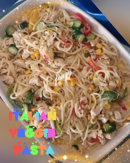 Italian Chicken N Veggie Pasta