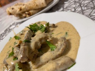 Beef Stroganoff