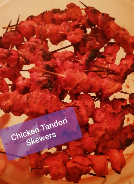 Chicken Tandori Skewers