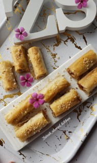 Easy Baklava Logs