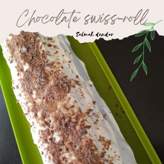Chocolate Swiss-roll