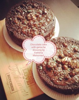 Chocolate Cake Ganache Peppermint And Choc Vermiceill Drizzles