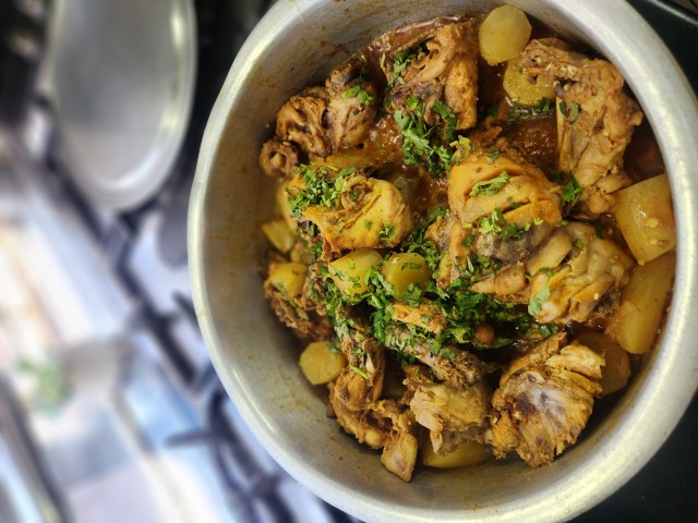 Masala Chicken With Sweet Potatoes