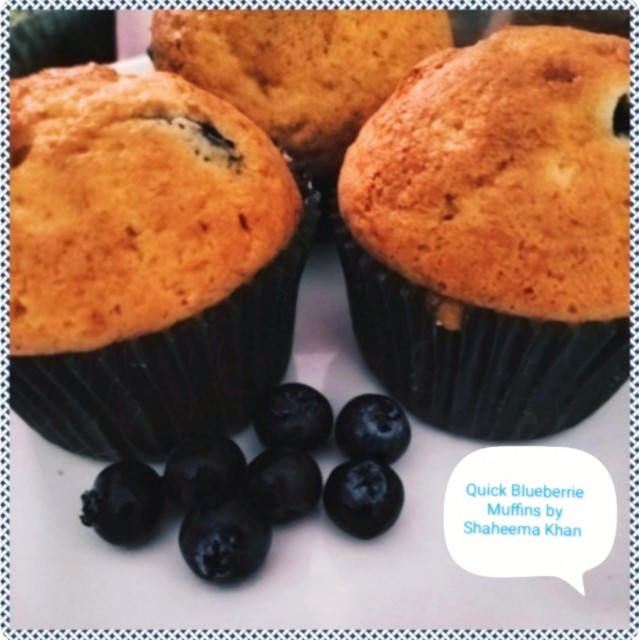 Quick Blueberrie Muffins