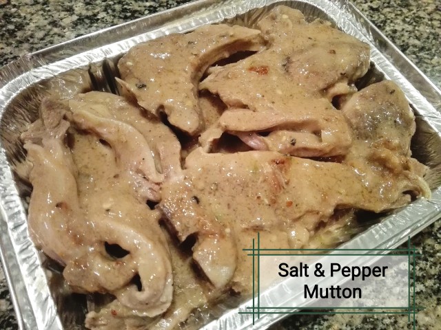 Salt & Pepper Mutton/chops