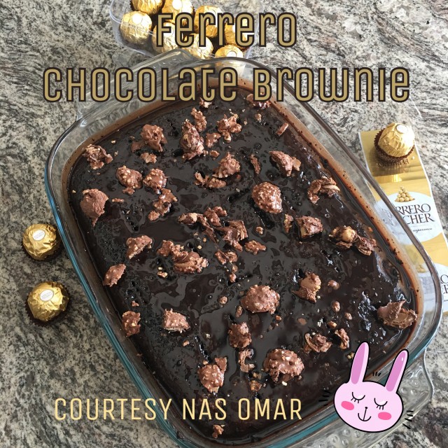 Ferrero Chocolate Brownie