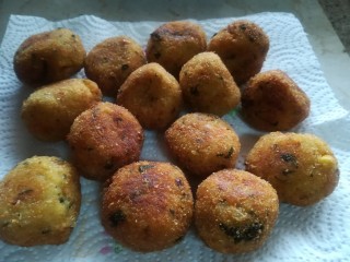 Mash Potato Rice Balls