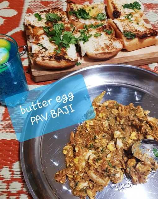 Butter Egg Pav Baaji (mumbai Style)