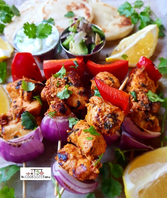 Morrocan Inspired Chicken Skewers