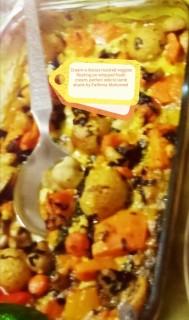 Cream-o-licious Roasted Chaat Veggies