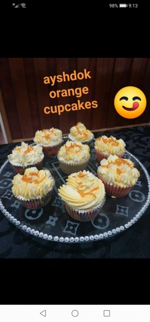 Orange Cup Cakes