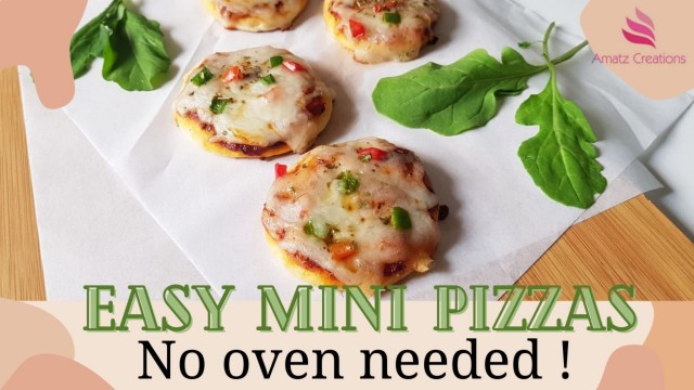Mini Pizzas - Without An Oven!