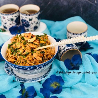 Chicken In Satay Sauce With Ramen(noodles)