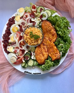 Air Fried Chicken Salad