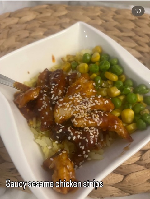 Sesame Chicken Strips