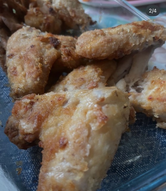Crispy Chicken Wings With Skin On