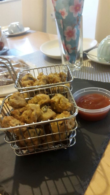 Chicken Bhajias (pakoras)