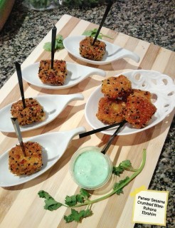 Feta Sesame Crumbed Bites