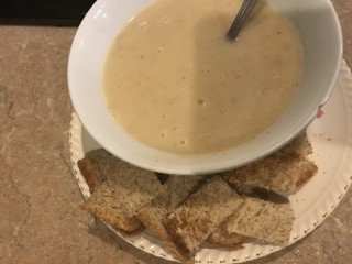 Chilli Chicken Corn White Soup