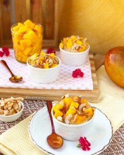 Mango And Coconut Oatmeal