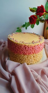 Rice Crispy Treat Cake