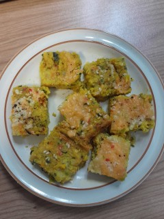 Mash Potato Quiche (eggless)