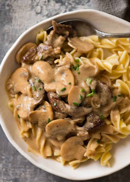 Beef Stroganoff