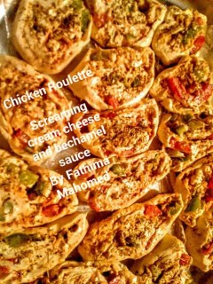 Chicken Roulette Screaming Cream Cheese,bechamel Sauce