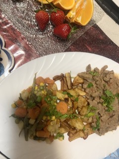 Steak, Rice & Veggies