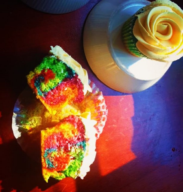 Rainbow Cupcake