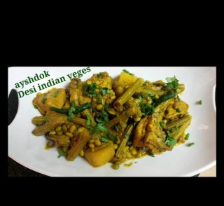 Desi Chicken & Indian Veges