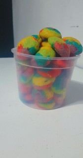 Rainbow Chocolate Chip Cookies