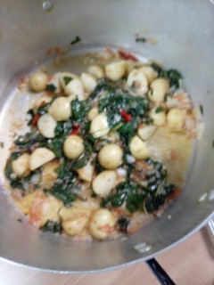 Baby Spinach With Baby Potato