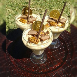 Caramel Crunchie Mousse